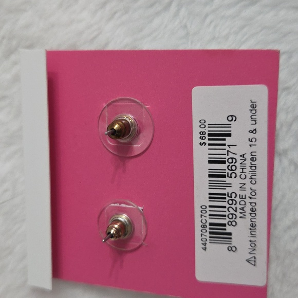 Betsey Johnson Cat Earrings - Picture 2 of 2